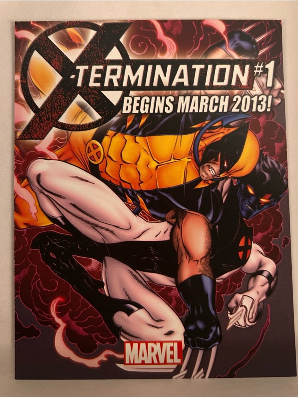 MARVEL COMICS X-MEN WOLVERINE NIGHTCRAWLER 2013 X-TERMINATION PROMO CARD